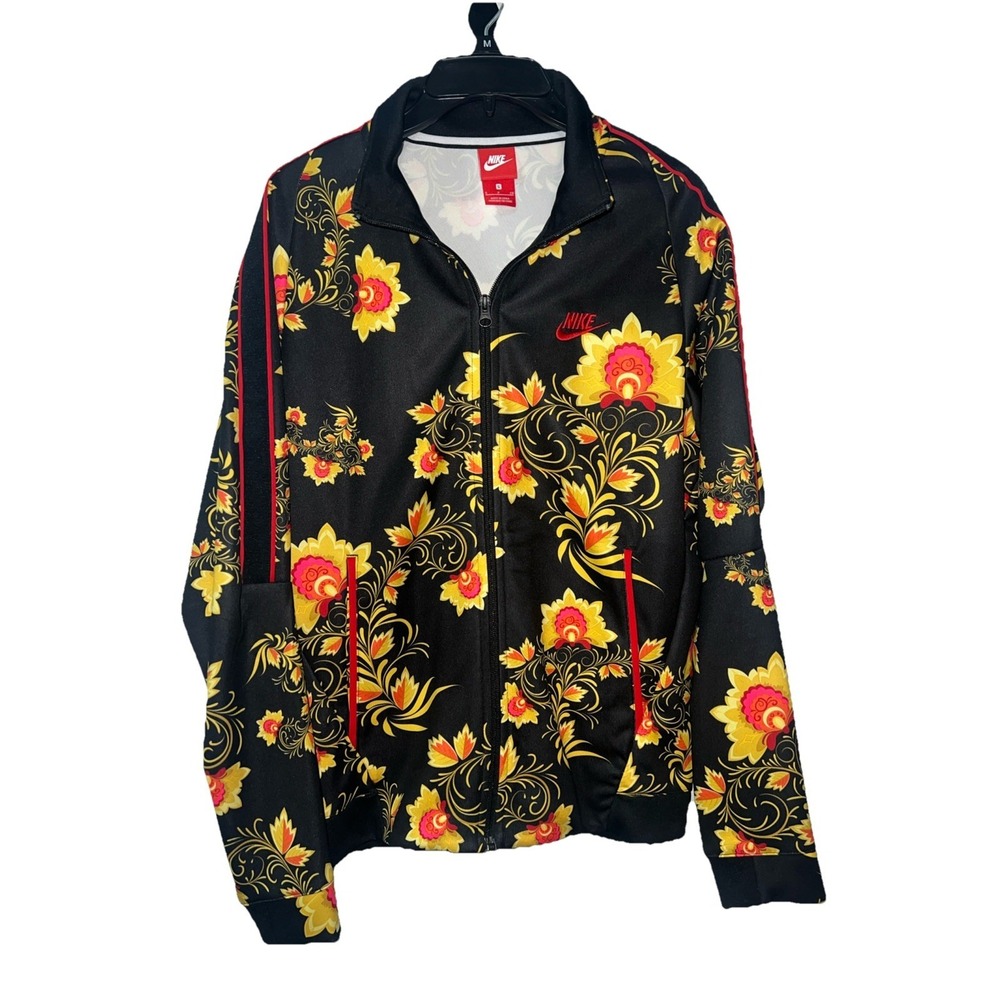 Rare Nike N98 Floral Jacket Khokhloma Tribute Russian Brazil Mens Size Small‎